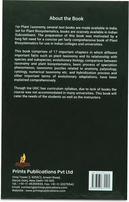 PLANT BIOSYSTEMATICS by prints publications Prints Publications