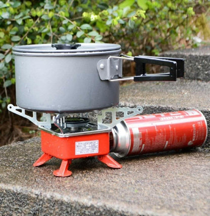 Aluminium Portable Butane Gas Burner/Stove For Camping - HalfPe