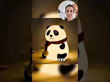 Panda Night Lamp with Touch Control & 5-Color Changing Glow( USB Rechargeable)