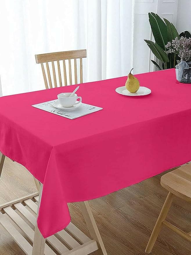 Lushomes Dining Table Cover 6 Seater, Classic Plain Dining Table Cover Cloth (Size 60 x 70”, 6 Seater Table Cloth, multi-color) - HalfPe