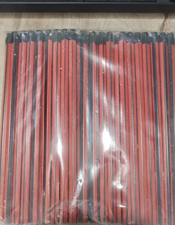 S4U Super Dark Graphite Pencil Jar – 100 Pencils (Red & Black) – image 4