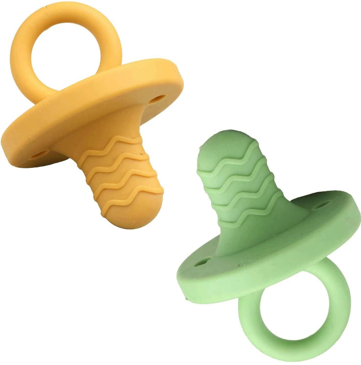 luvlap-silicone-2-in-1-baby-soother-pacifier-teether-3m-yellow-green-set-of-2-2-1671743627[1]