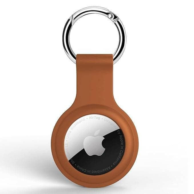 SQUIF Airtag Silicone Case Protective Cover for Airtag Case Locator Tracker Anti-Lost Device Keychain Protection - HalfPe