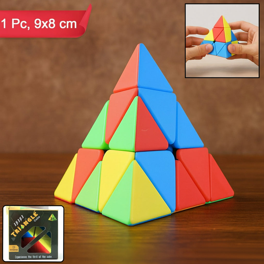 High-Speed Triangle Puzzle Cube Brain Teaser for Kids & adults (1 Pc)