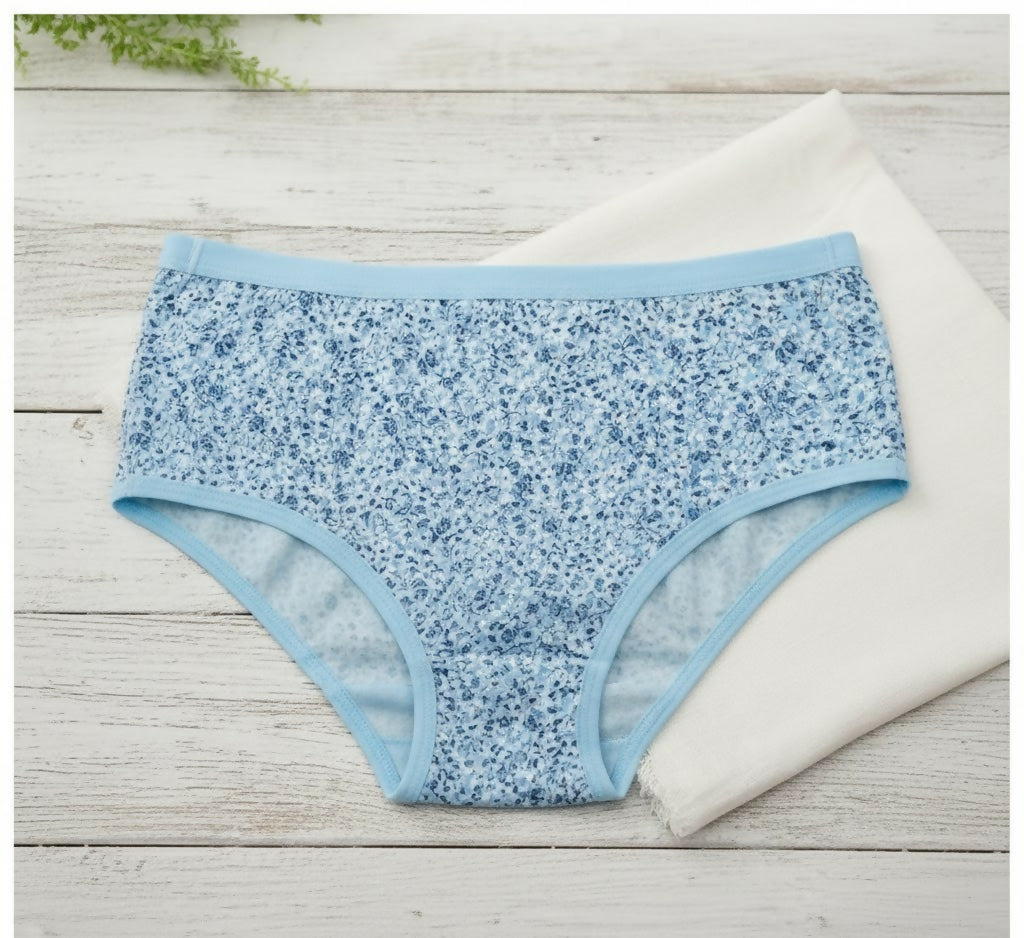 Rambow Women’s Floral Print Cotton Panties – Pack of 3 (Multicolor)