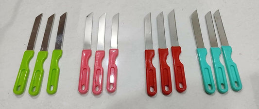 Stainless Steel Kitchen Knife Set (Pack of 12) - HalfPe