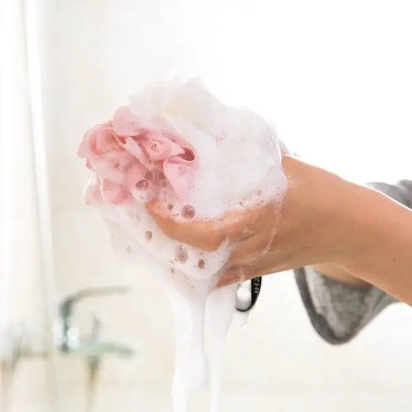 Bath Sponge Round Loofah And Back Scrubber For Men And Women HP DD