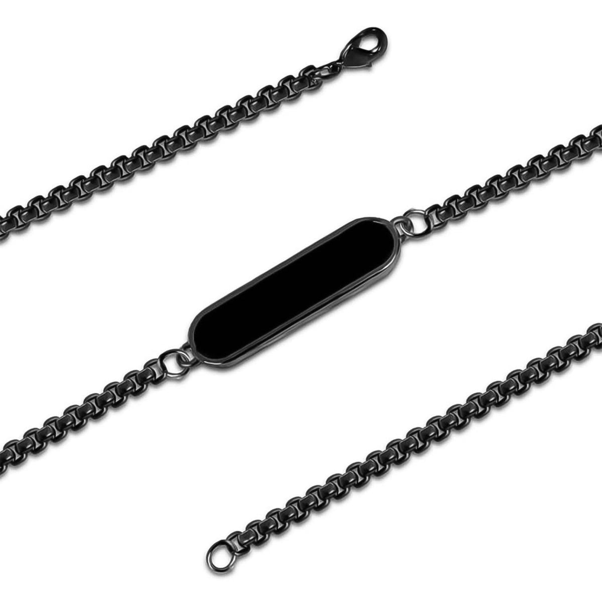 Black Bracelet Rakhi Gift Bracelet (1 Pc) HP DD