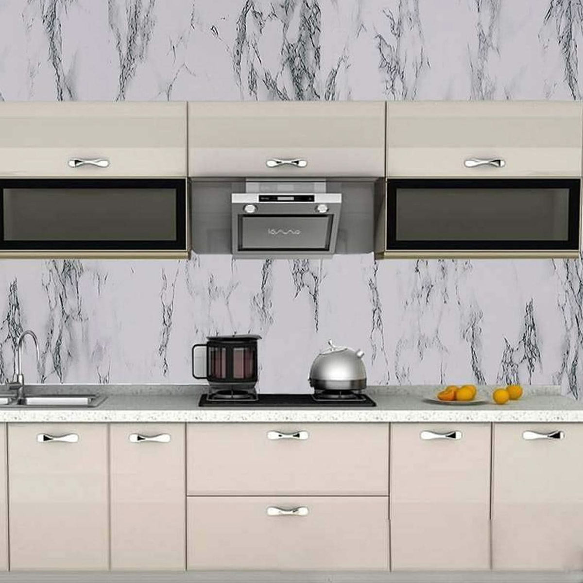 Adhesive Kitchen Wallpaper (2m X 60 Cm) HP DD