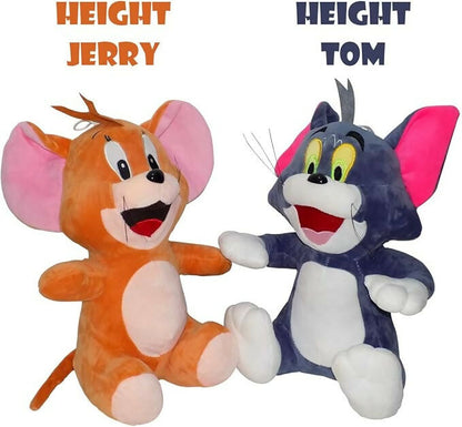 Tom and Jerry Plush Toy Combo – Soft, Cuddly Teddy Bear & Cartoon Character Set for Kids