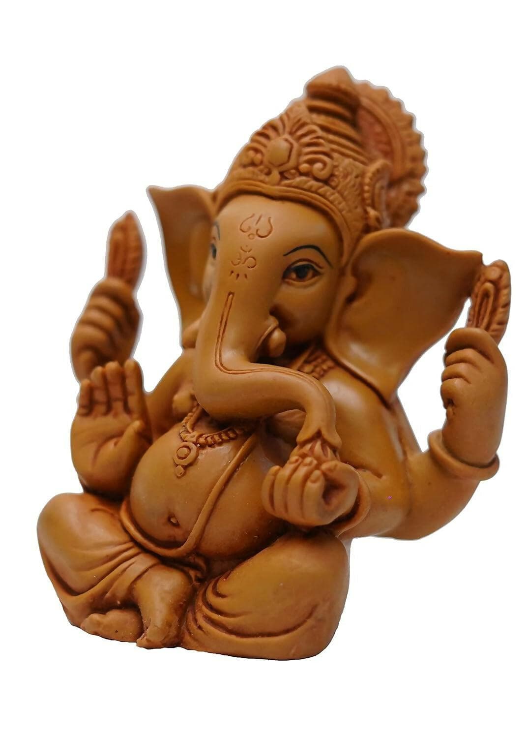 Mukut Ganesh Idol Perfect for Car Dashboard - HalfPe