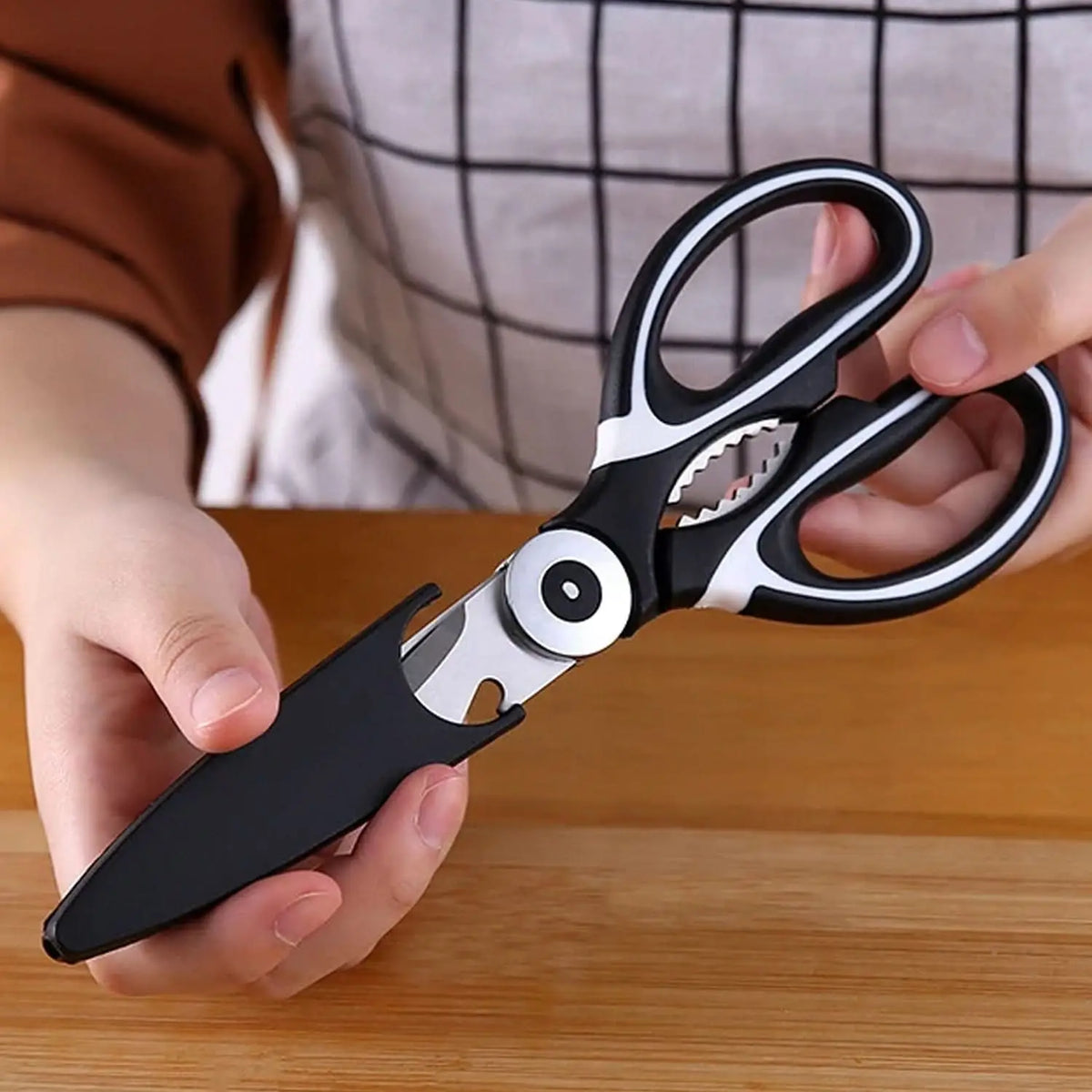 3 In 1 Multi-function Stainless Steel Sea Food Scissor (1 Pc ) HP DD