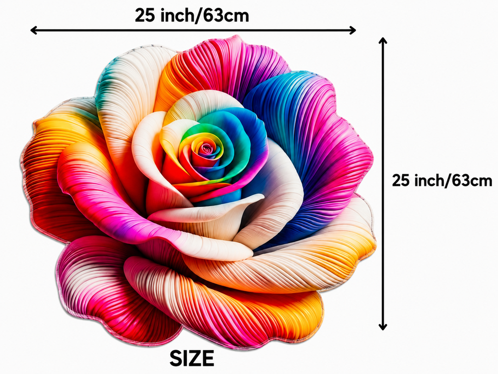 25X25 Inches Modern Decorative Door Mat | Water Absorbent Floor Mat for Living Room.