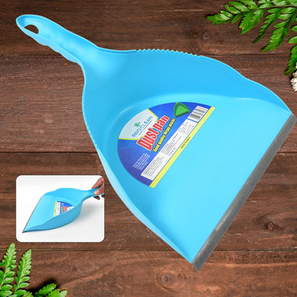 Heavy-Duty Plastic Dustpan with Handle – Durable & Lightweight Cleaning Tool (1 Pc)