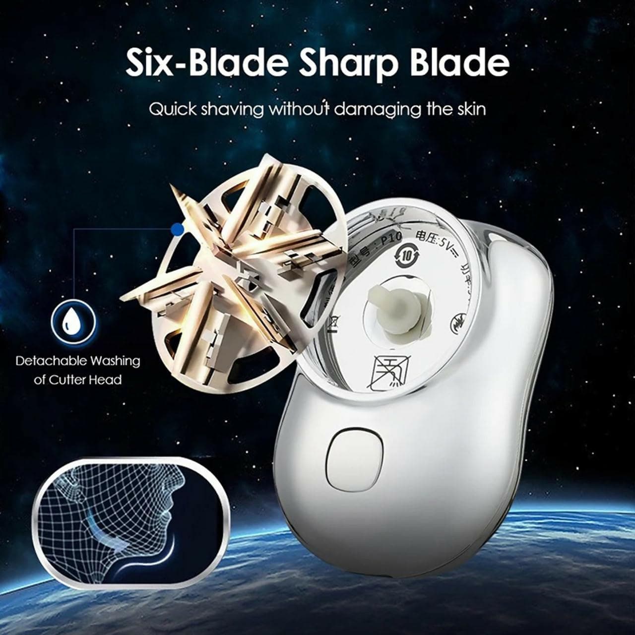 Portable Electric Razor - Rechargeable and Tailored Mini Shaver (Unisex) - HalfPe