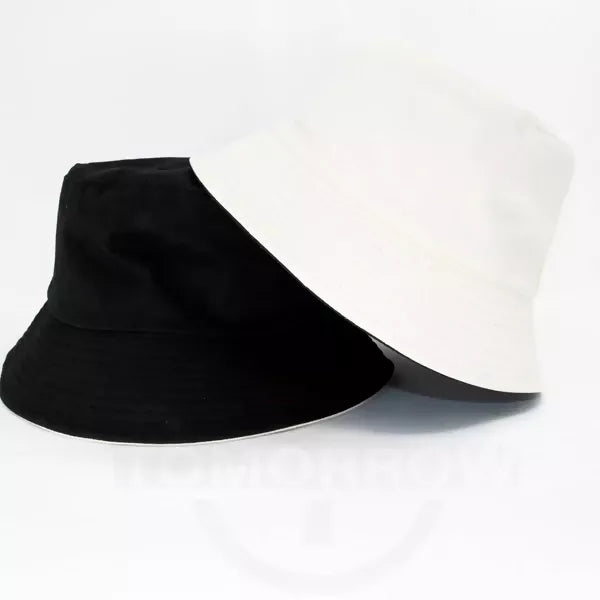 Tomorrow_Bucket_Hat_for_Women_Men_Teens_Reversible_Beach_Sun_Hats_Fisherman_Cap_for_Travel_Black_Cream_Revercible_2_in_1_-_Tomorrow_Fashion_-_-405401