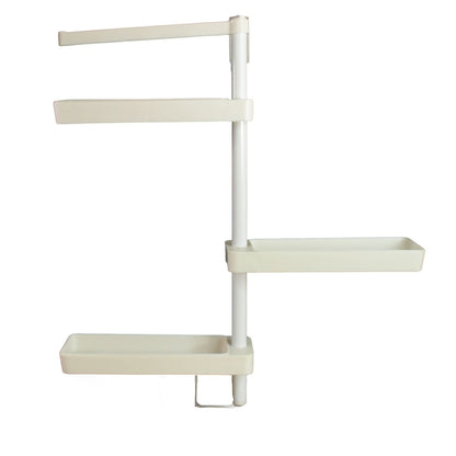 360° Rotating Adjustable Kitchen Storage Rack – Multipurpose Organizer Shelf for Home & Kitchen