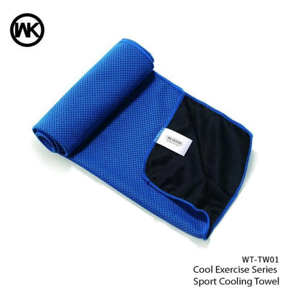 Wt-Tw01 Gym Towel(Blue, 30x90cms) - HalfPe