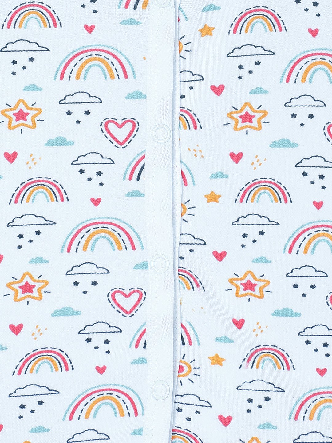 Rainbow Land Newborn and Infant Pajama Set