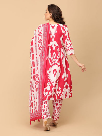 Rani Reboot Maternity and Nursing Kurta Set With Dupatta - MEW - SK - RNRBT - S