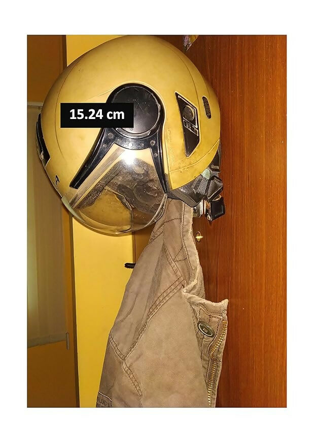 Heavy-Duty Over The Door Multi-Purpose Hook, No-Drill Door Hanger for Helmet, Bags, Clothes & Accessories WiNNY