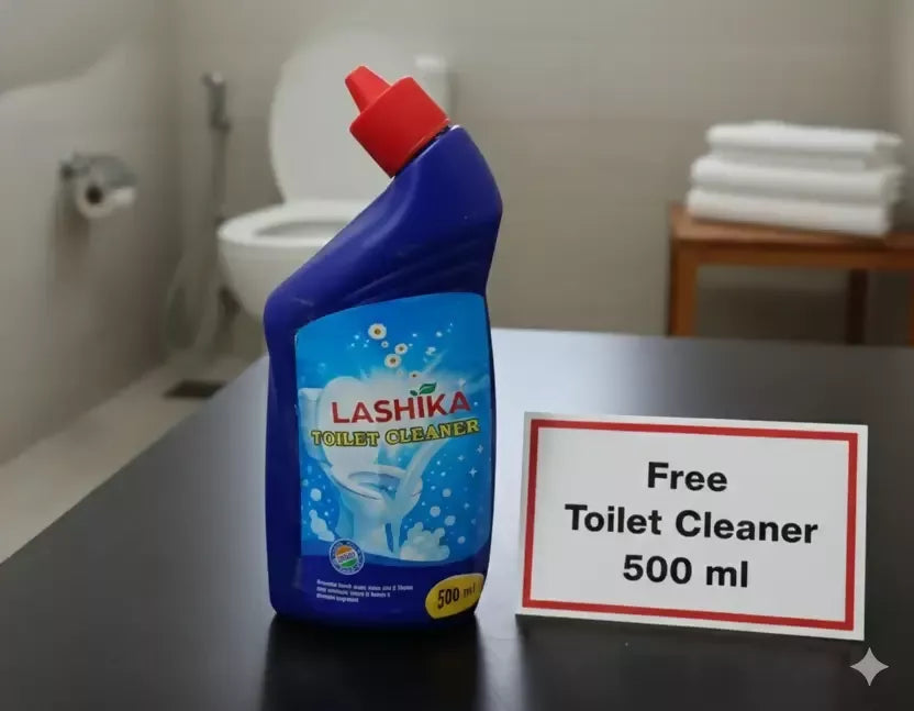Lashika Cleaning Acid 1L with FREE Toilet Cleaner 500ml – Powerful Bathroom Cleaning Combo Mahathi Enterprises