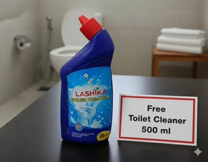 Lashika Cleaning Acid 1L with FREE Toilet Cleaner 500ml – Powerful Bathroom Cleaning Combo Mahathi Enterprises