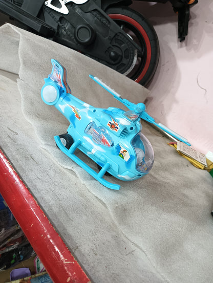 Musical Helicopter Toy for Kids (Blue)