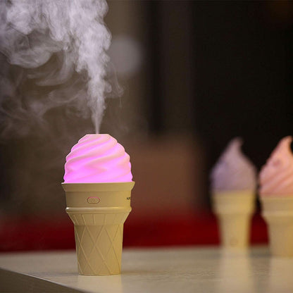 Ice Cream Cone Shape Air Freshener Humidifier (1pc  Pink)