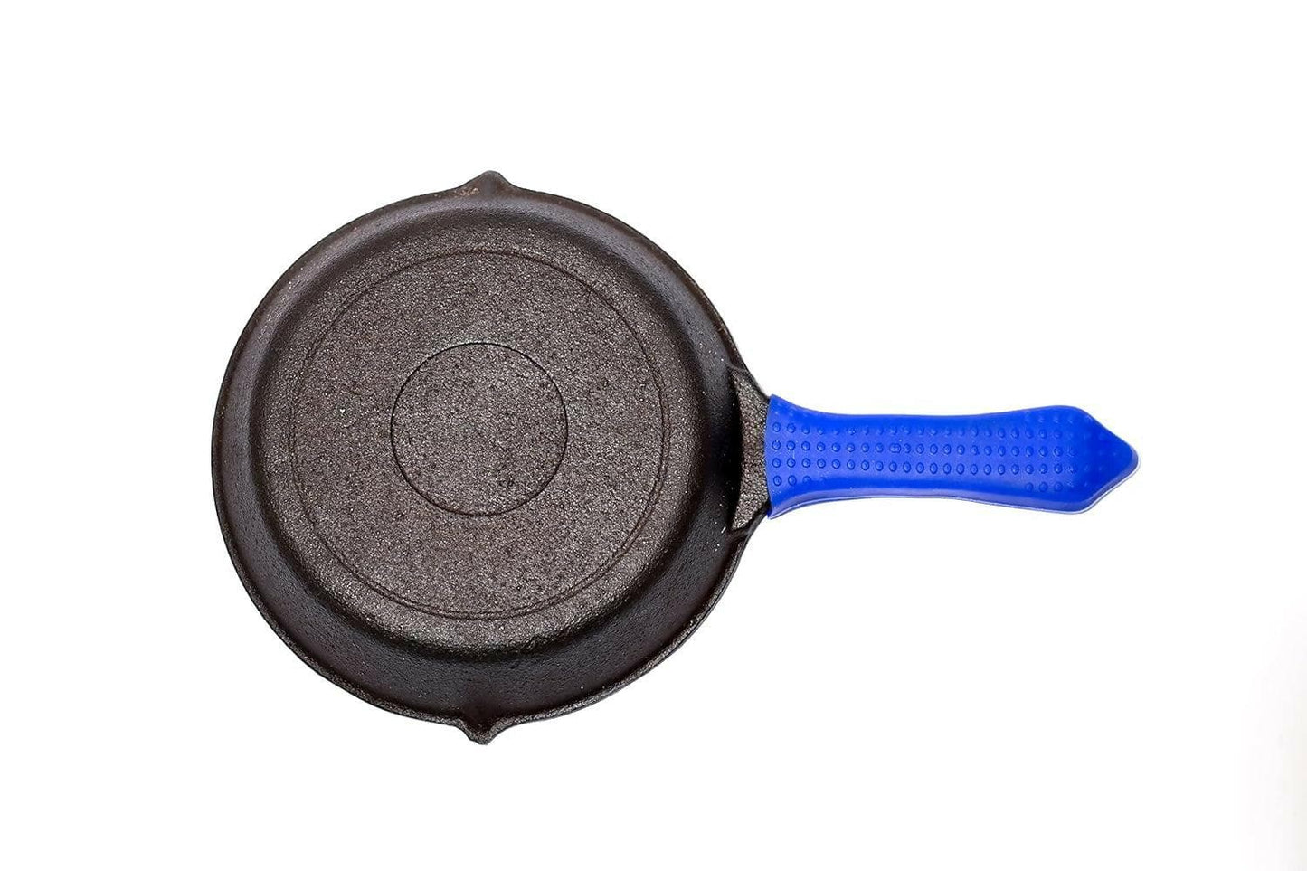 Cast Iron Mini Tadka Pan with Heat Resistant Grip (5 Inches) - HalfPe