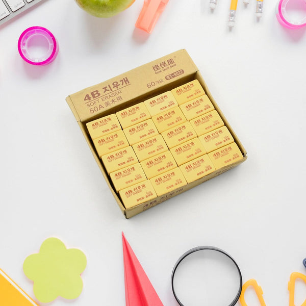 Professional 4B Drawing Erasers Soft Art Eraser (60 Pc Pack)