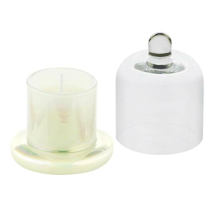 PROSPERRO LUMO by Parkash Candles Thousand Wishes Fragrance Cream Bell Jar Candle with Fragrance Candles for Home - HalfPe