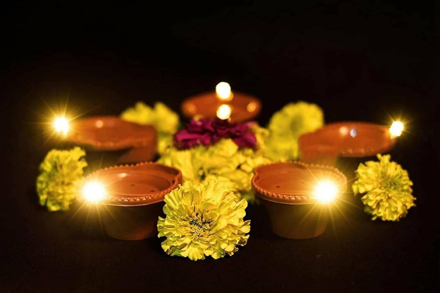 PROSPERRO LUMO by Parkash Candles Acrylic Flameless & Smokeless Decorative Candles Led Tea Light Perfect for Diwali (Pack of 12) - HalfPe