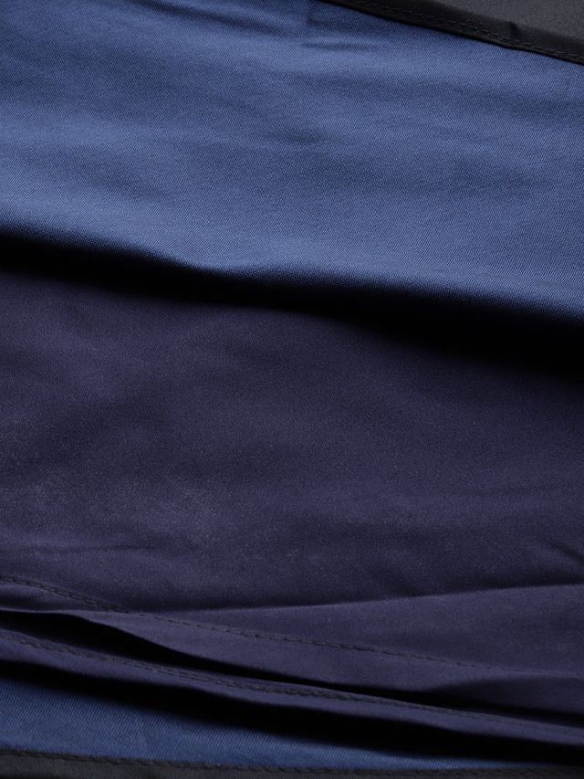 Bollywood Vogue Ready To Wear Navy Blue Velvet Embroidered Off Shoulder Dress
