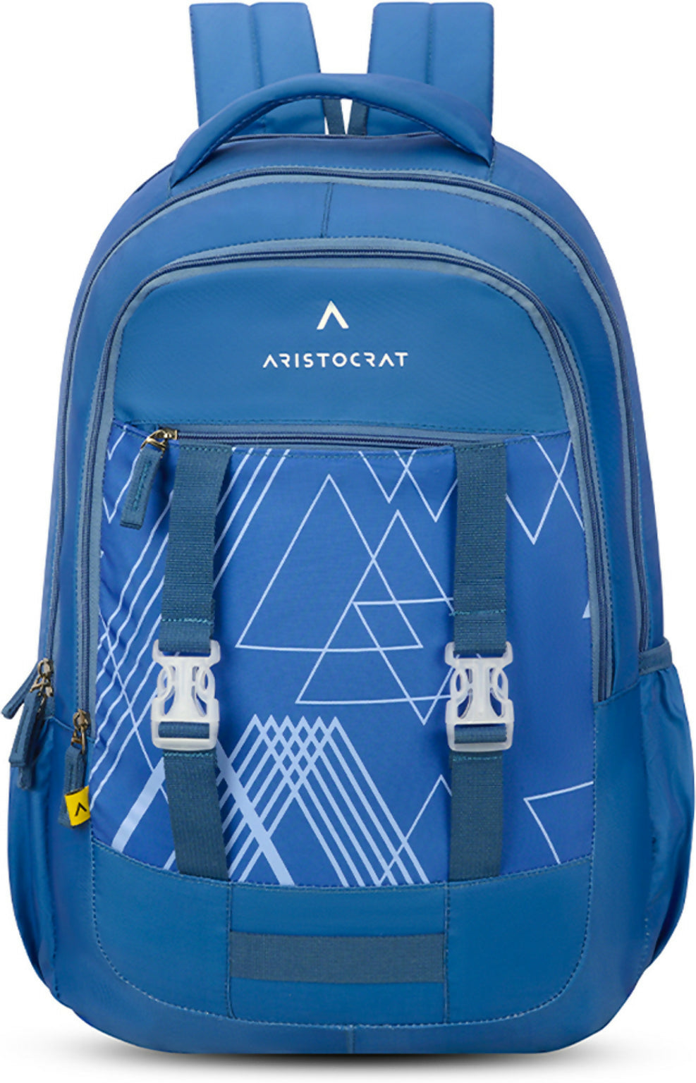 ARISTOCRAT Medium 30 L Backpack Aura Casual Backpack with 3 Specious Compartments and Quick-Access Front Pocket (Blue)