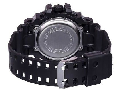 Stylish Black Digital Sports Watch for Men Multi-Functional Silicone Strap Watch