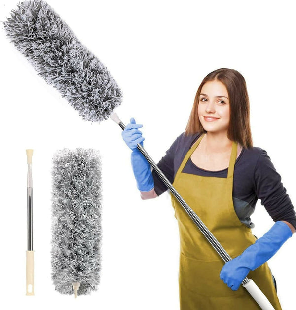 100 Inch Telescopic Duster Mop Extendable Cleaning Brush