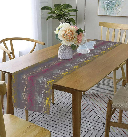 Lushomes table runner for 6 seater dining table, for Living Room (13 X72 Inches, Single piece) - HalfPe