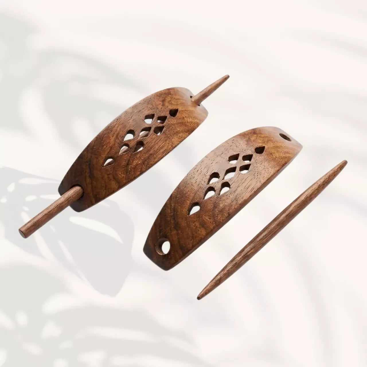 Santarms Women’s Hair Clipper – Bun Clip, Brown