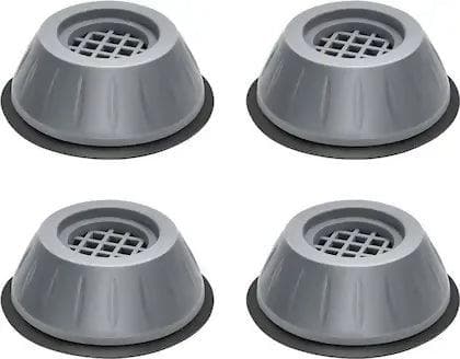 Anti Vibration Shock and Noise Cancelling for Washing Machine and table Support Pads with Tank Tread Grip (4 Pads) - HalfPe