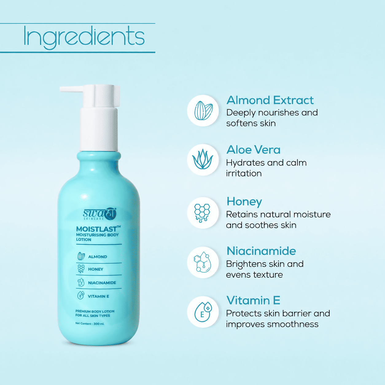Moistlast Moisturising Body Lotion (250ml)