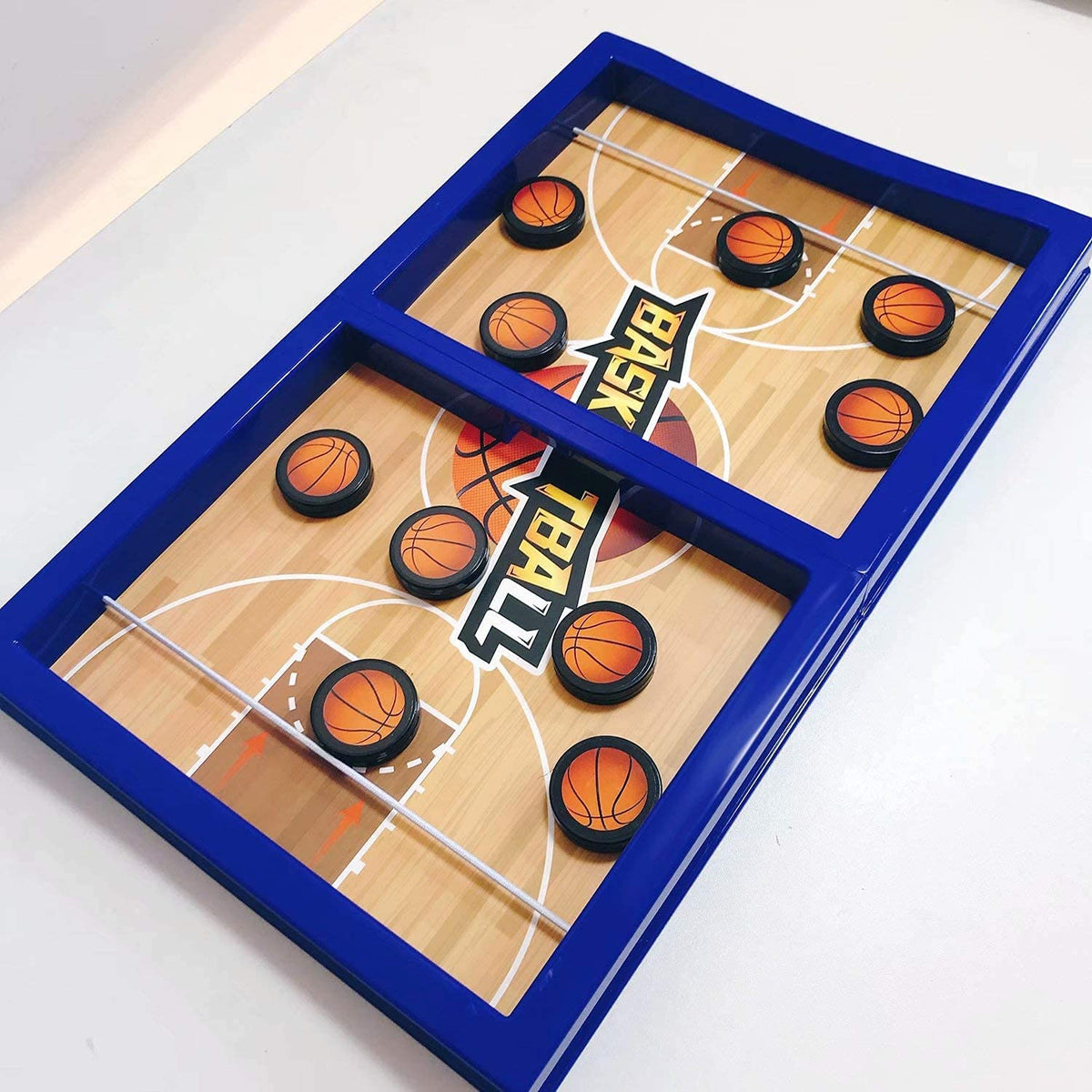 Fast Sling Basketball Puck Game Paced Table Desktop Battle Ice Hockey Game For Adults And Kids Parent-child Winner Board Games Interactive Toy Desktop Table Game17632_desktop_basketball_puck_game