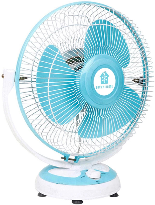 Savvy Home SAPF4 Flower 300 mm Table Fan with Silent Operation – White