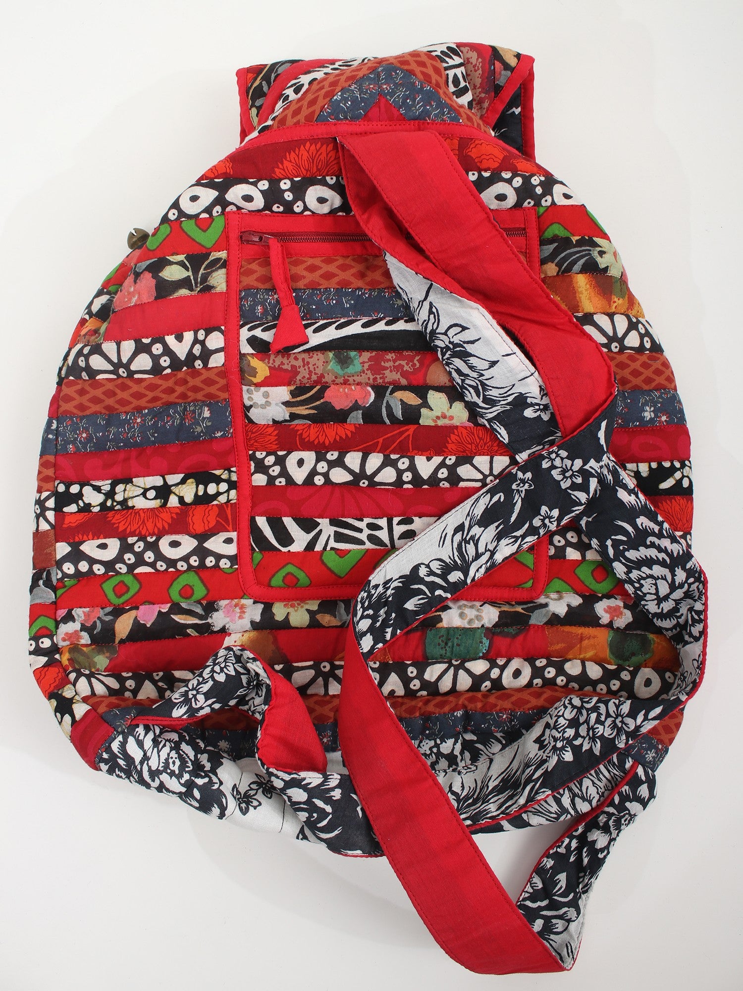 Exotic India Lot of Five Printed Clutch Bags with Patchwork 2