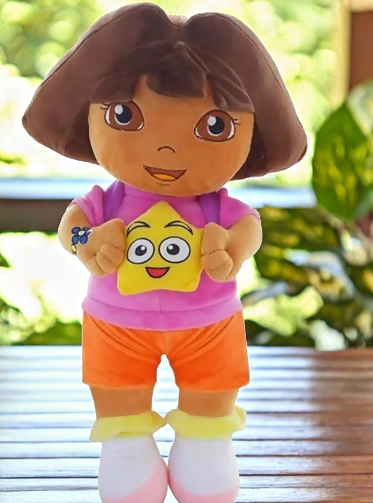 Soft Stuffed Spongy Dora Doll for Kids (50 cms)