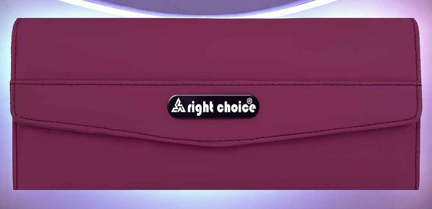 Right choice women hand clutch (maroon)