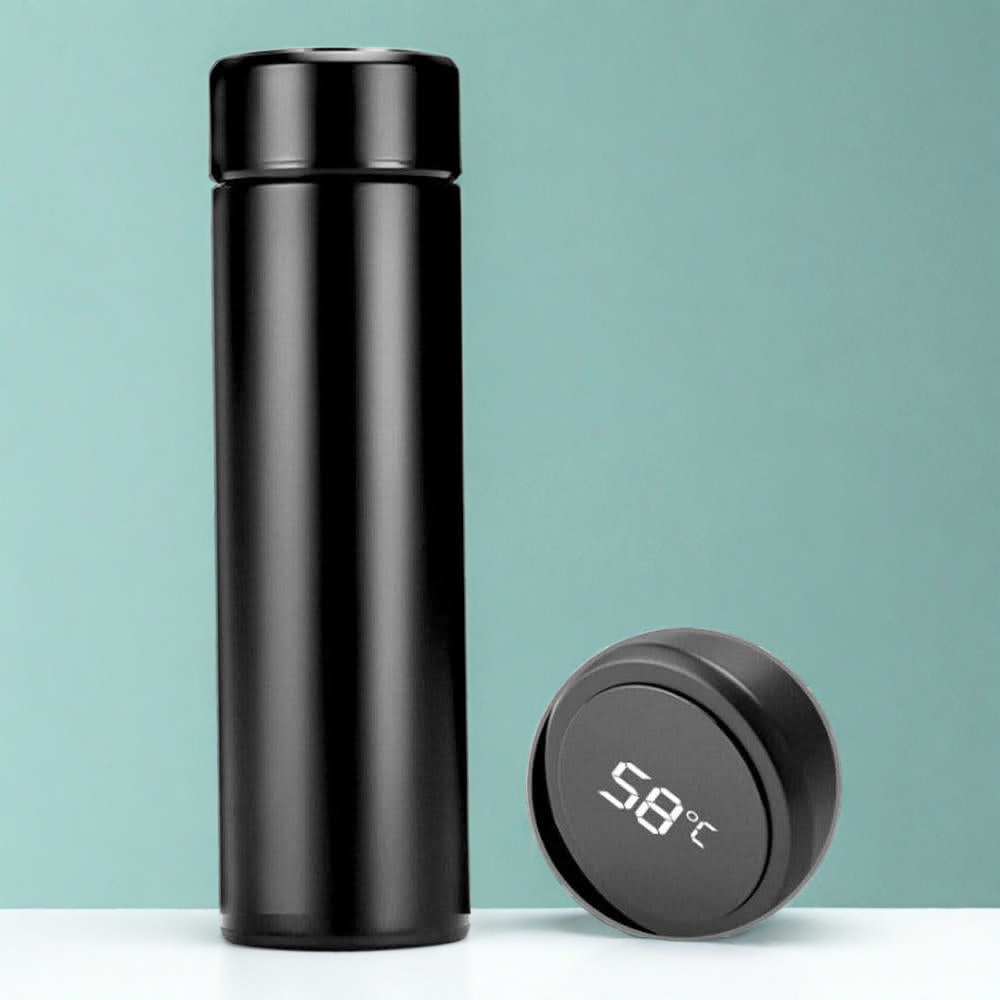 Smart Vacuum Insulated Water Bottle With Led Temperature Display HP DD