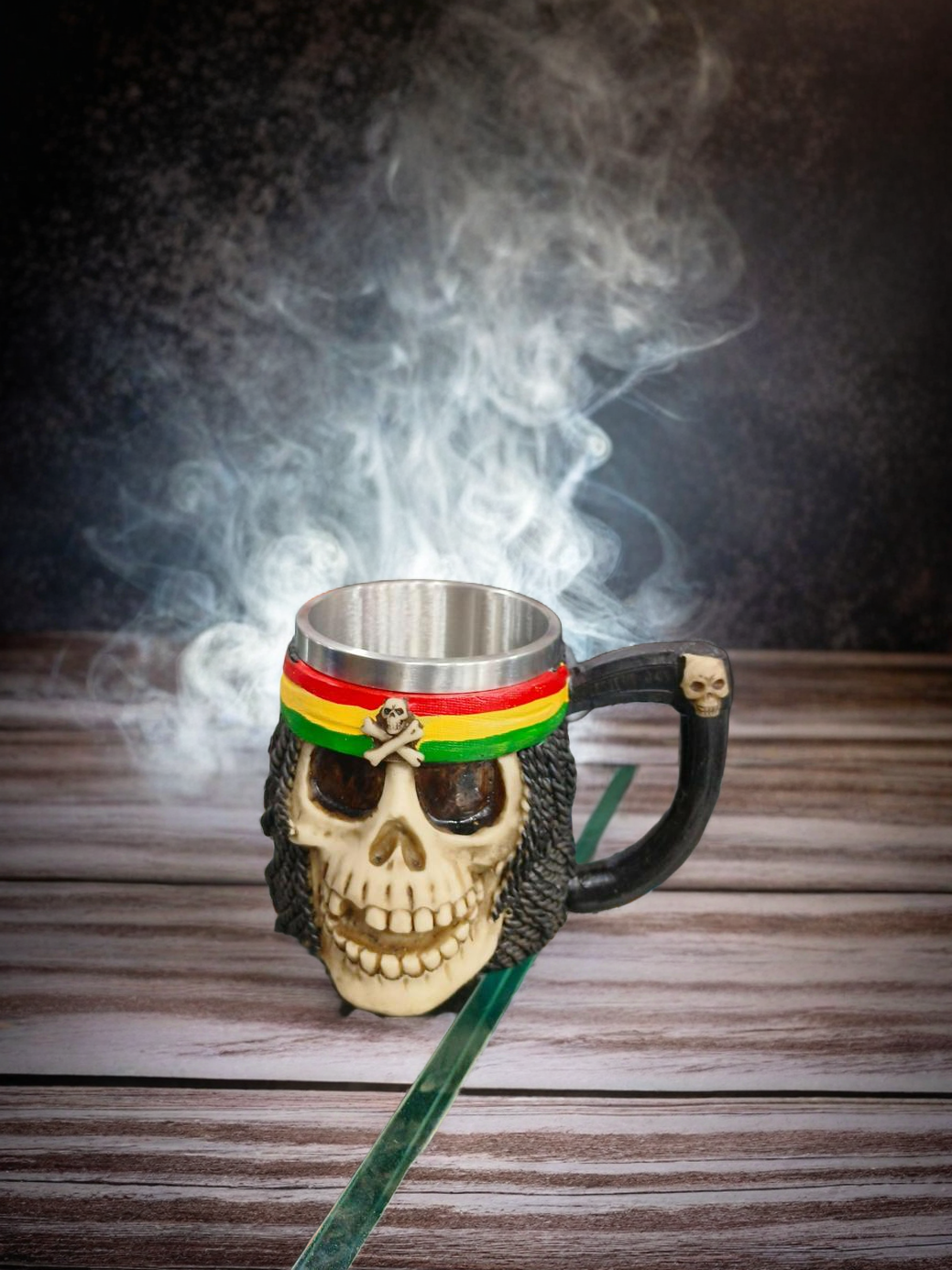 Stainless-steel Skull theme coffee / tea cup for party gift / home decor (TPT)