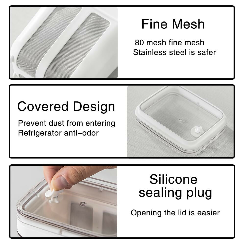 1100ml Curd Yogurt with Lid, Multifunctional Yogurt Maker Machine, Yogurt Filter for Creating Dahi Fresh, Whey Separator, Hung Curd Strainer Bindal