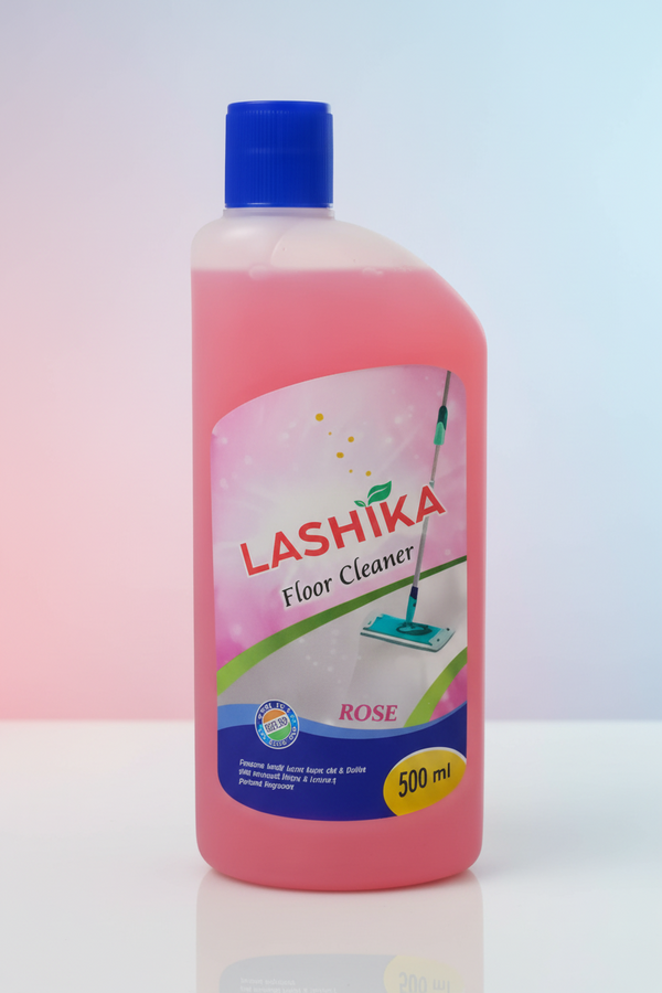Lashika Floor Cleaner Rose Fragrance with Germ Protection (500 ml) Mahathi Enterprises
